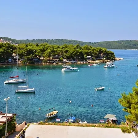 In With Sea View, Balcony, Air Conditioning, Wi-fi Apartment Trogir
